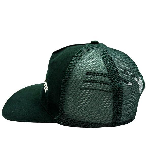 Jameson Logo Snapback Trucker Hat –Emerald Green Mesh Adjustable Cap Minimalist - Picture 5 of 12